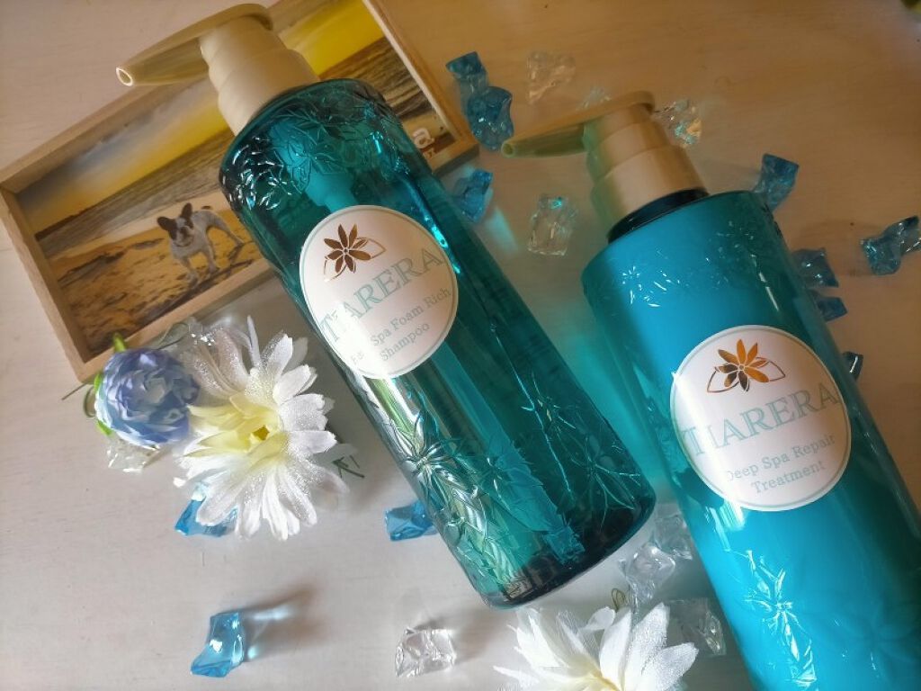 ヘッドスパフォームリッチシャンプー／ディープスパリペアトリートメント/TIARERA/市販シャンプーを使ったクチコミ（1枚目）