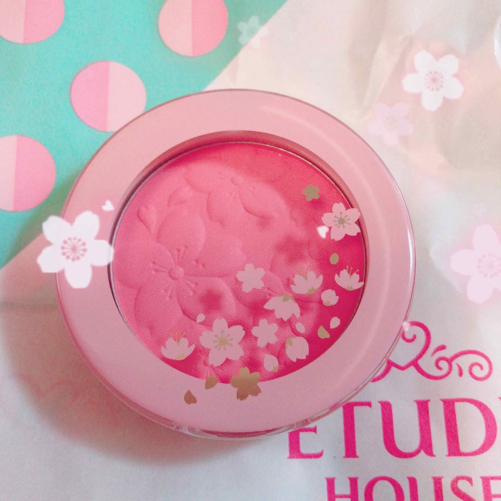 ピクニック ブロッサムチーク/ETUDE/パウダーチークを使ったクチコミ（2枚目）