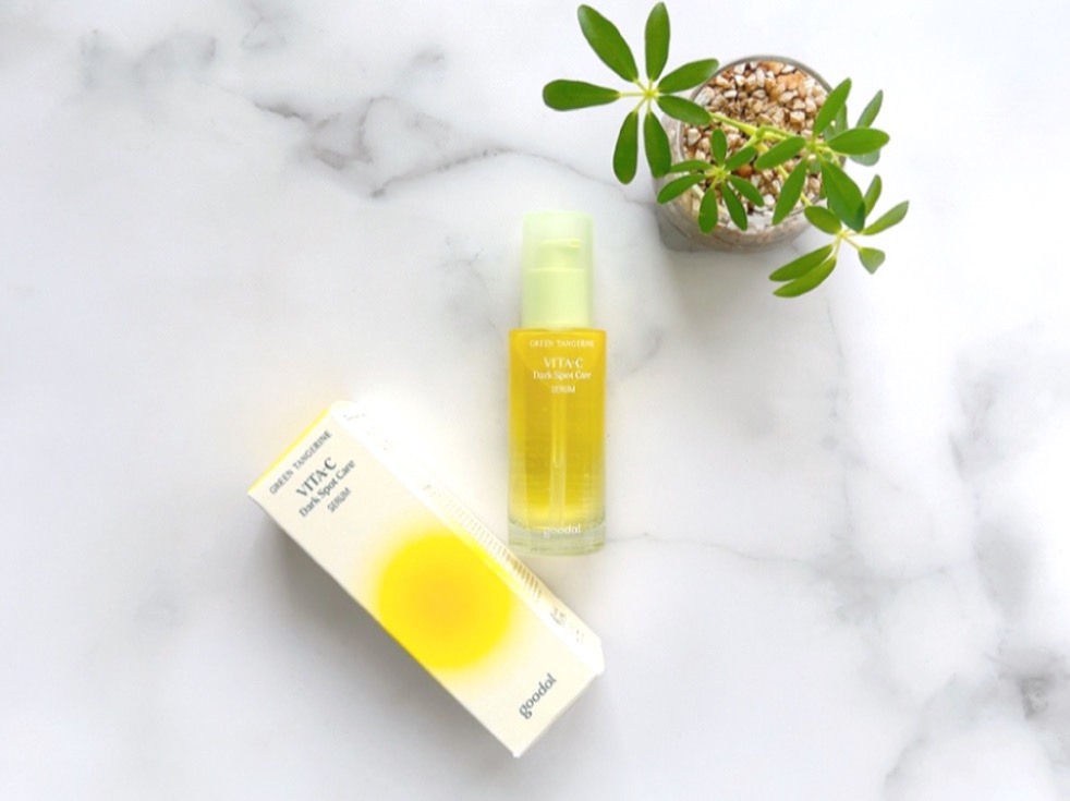 グリーンタンジェリン ビタC ダークスポットケアセラム/goodal/美容液を使ったクチコミ（1枚目）