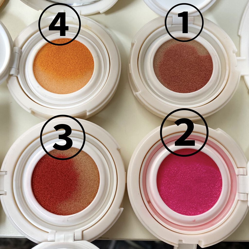 モイストグロウクッションブラッシャー/ラミューズ/ジェル・クリームチークを使ったクチコミ（3枚目）