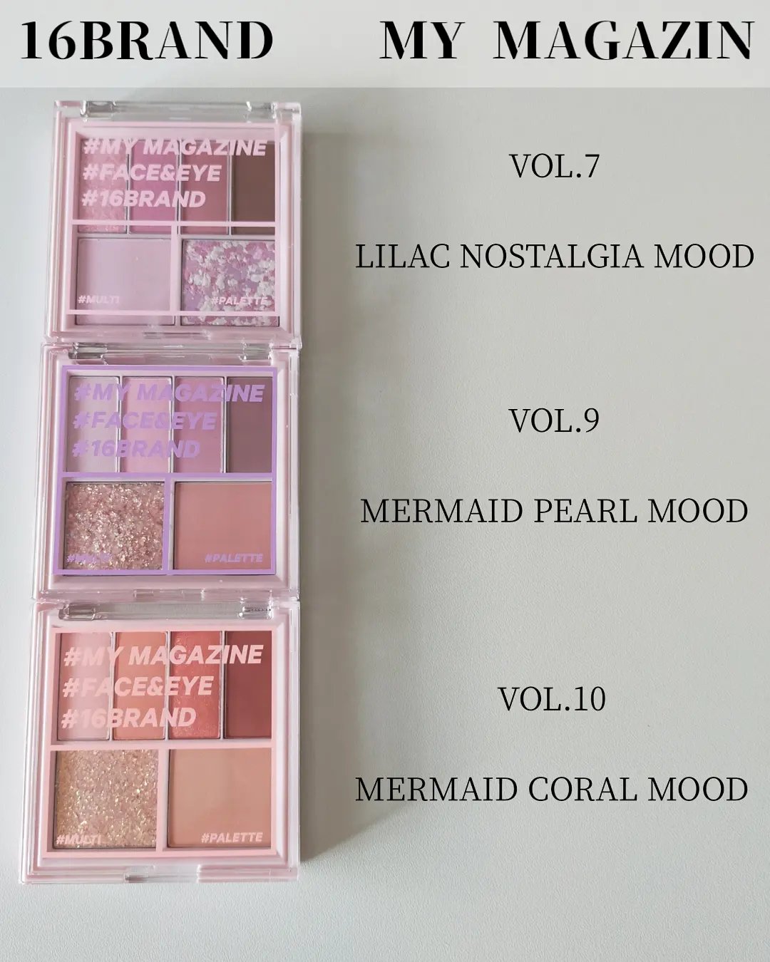 16 MY MAGAZINE/16BRAND/アイシャドウパレットを使ったクチコミ（2枚目）