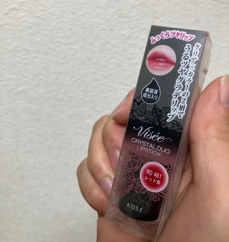 Visée クリスタルデュオ リップスティックのクチコミ「Visée
クリスタルデュオ リップスティック

自然な透け感とグラデーションが一本で叶う💕
.....」（2枚目）