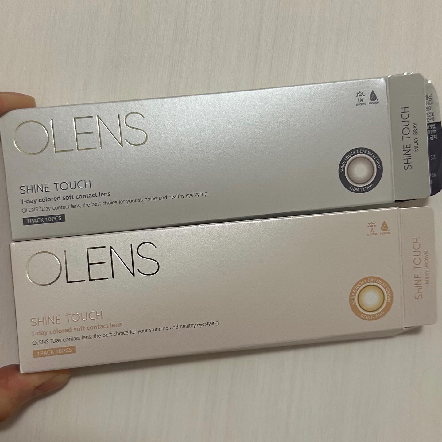 ShineTouch 1day/OLENS/ワンデー（１DAY）カラコンを使ったクチコミ（2枚目）