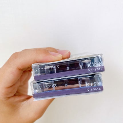 レイヤードアイズX/KiSS/アイシャドウパレットを使ったクチコミ(5枚目)