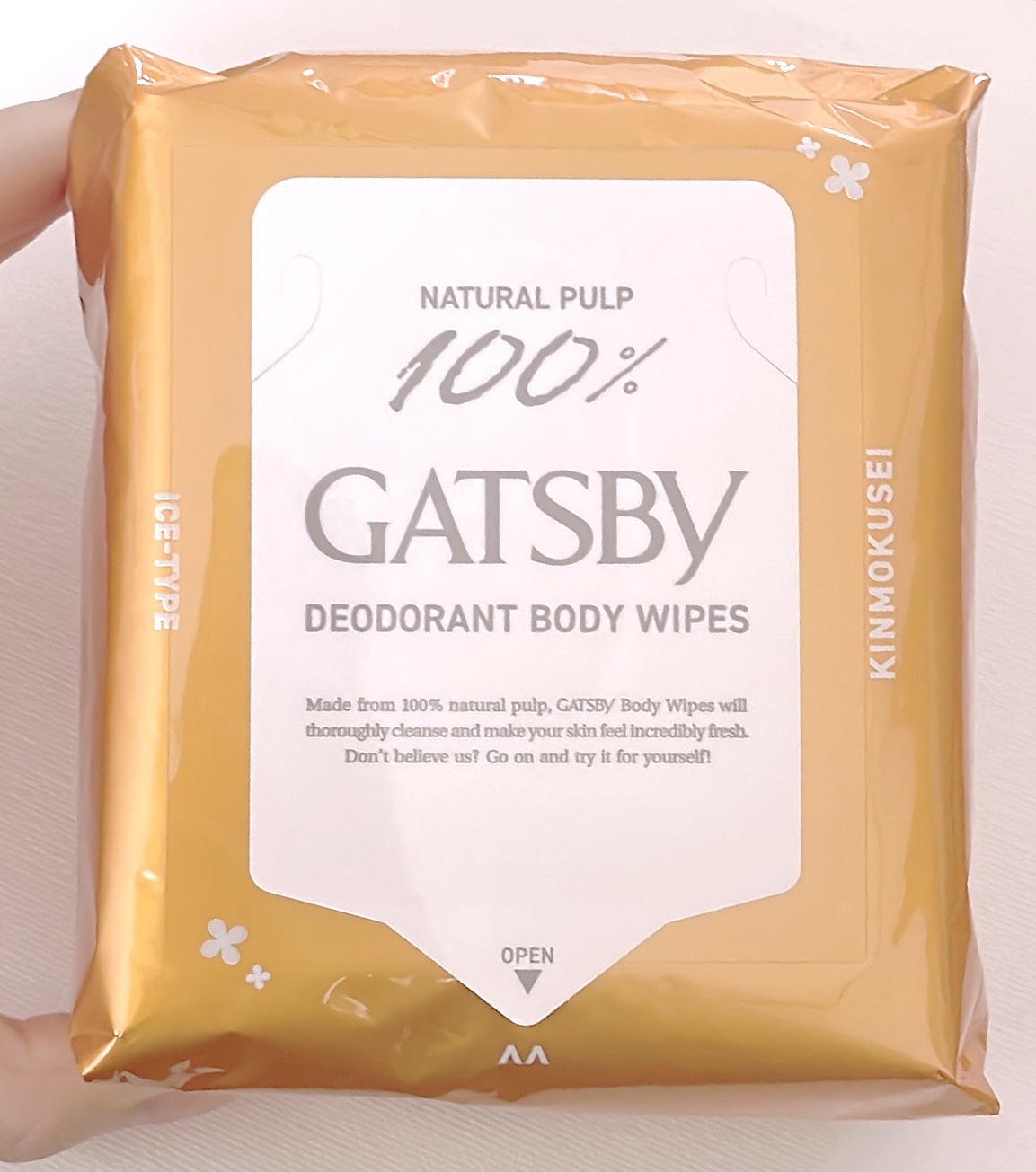 ボディペーパー キンモクセイの香り/ギャツビー/ボディシートを使ったクチコミ（2枚目）