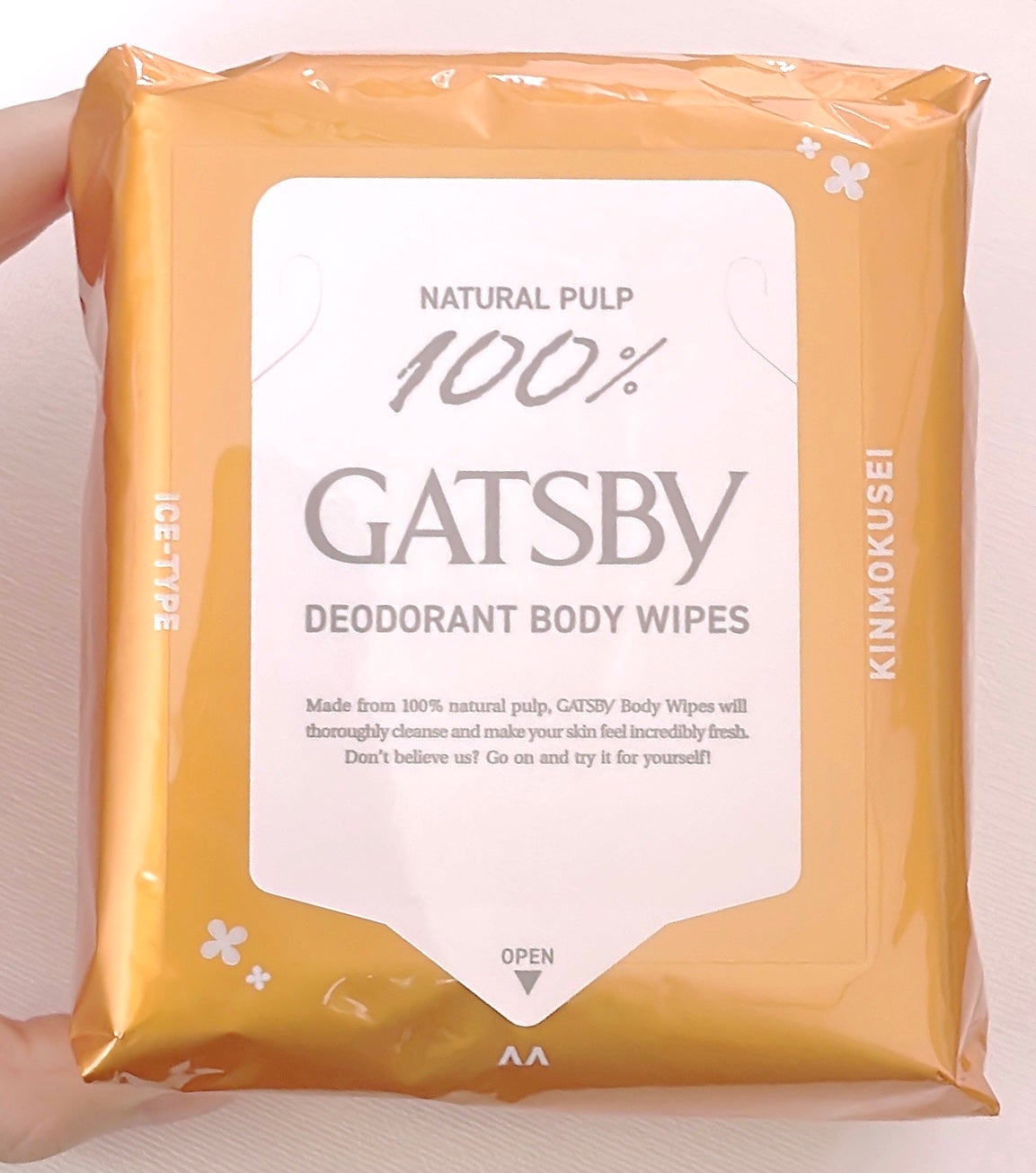 ボディペーパー キンモクセイの香り/ギャツビー/ボディシートを使ったクチコミ(2枚目)