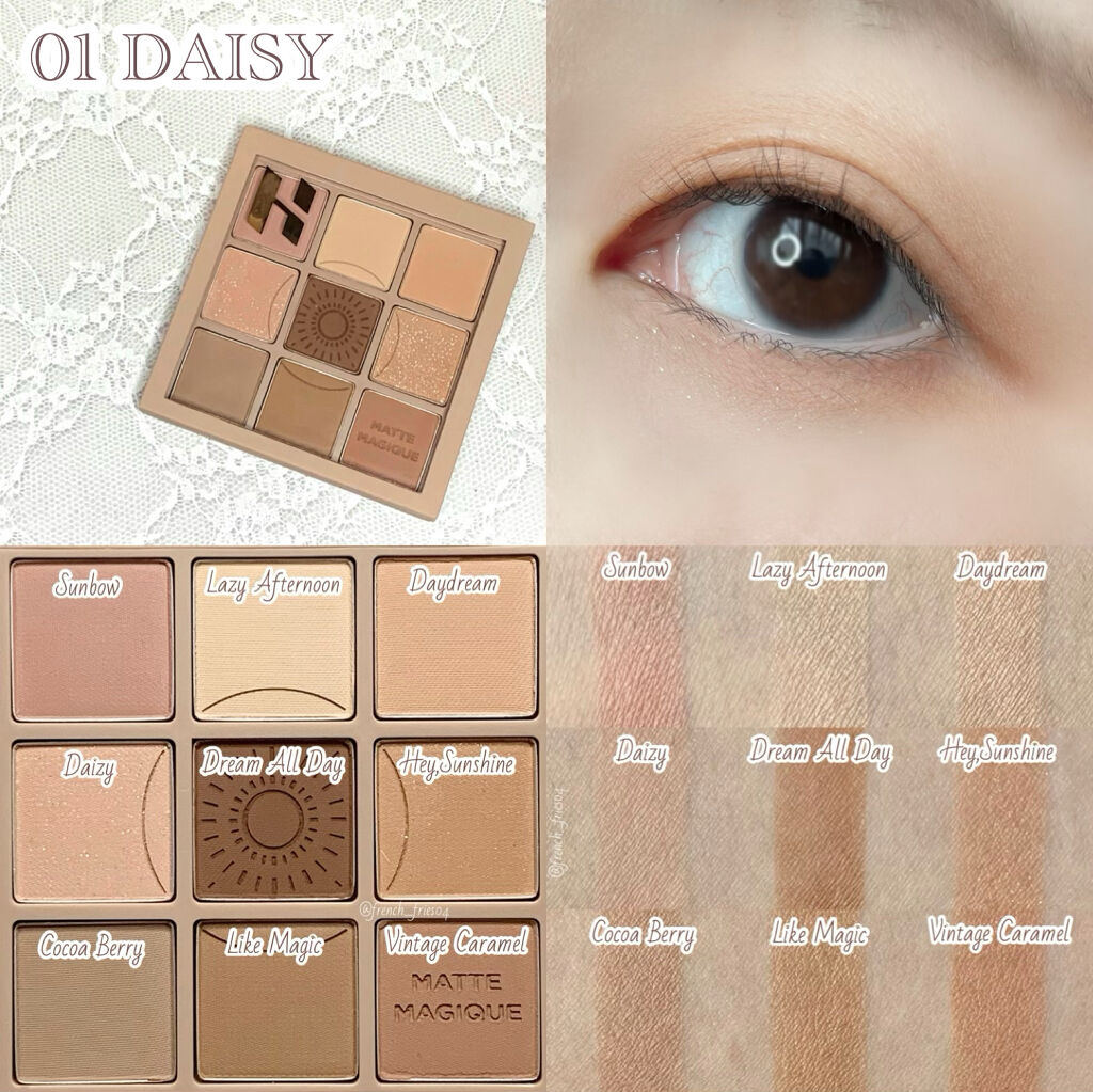 マイフェイブムードアイパレット 9カラー/HOLIKA HOLIKA/アイシャドウパレットを使ったクチコミ（2枚目）