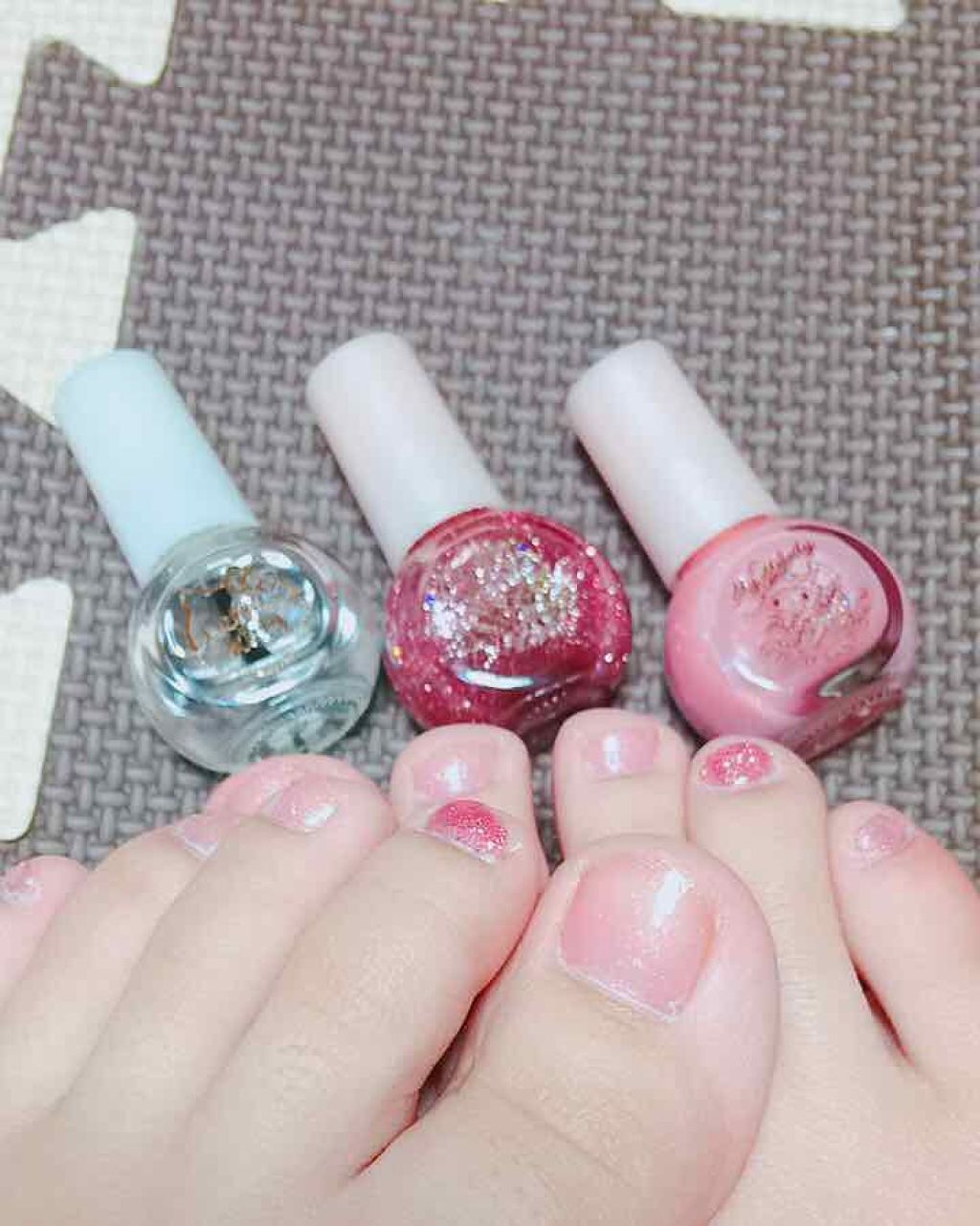 サンリオネイル/DAISO/マニキュアを使ったクチコミ(3枚目)