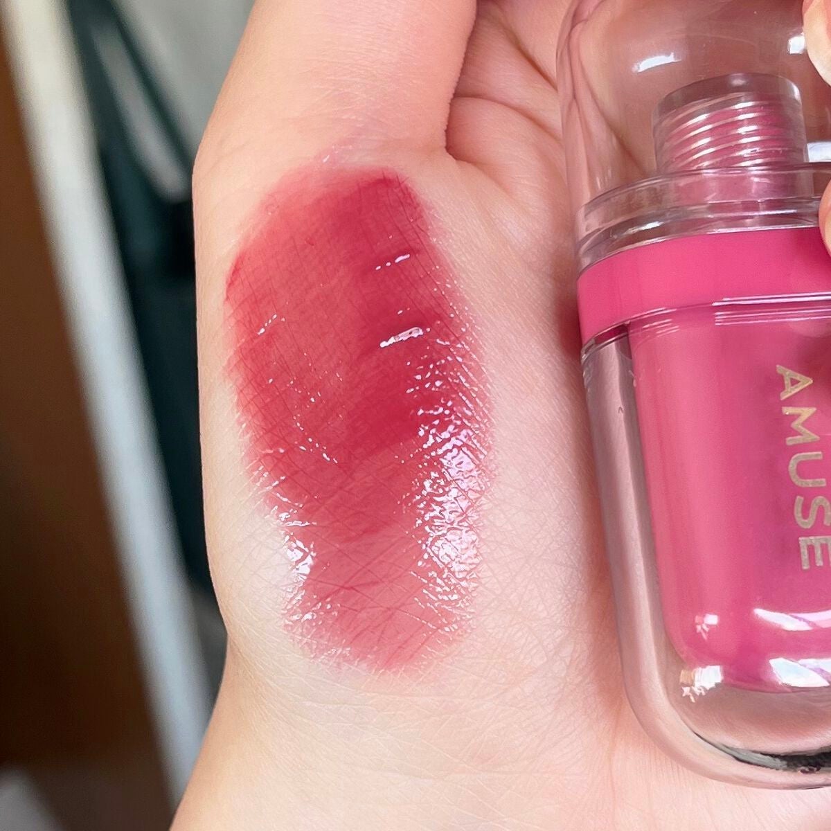 ジェルフィットティント/AMUSE/リップティントを使ったクチコミ(2枚目)