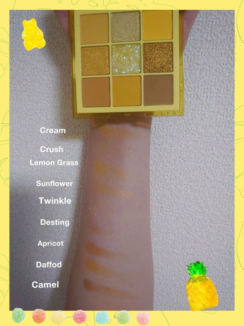 诗蒂娅九色眼影盘 (9 Colors Eye Shadow Palette)/SHEDELLA/アイシャドウパレットを使ったクチコミ(3枚目)