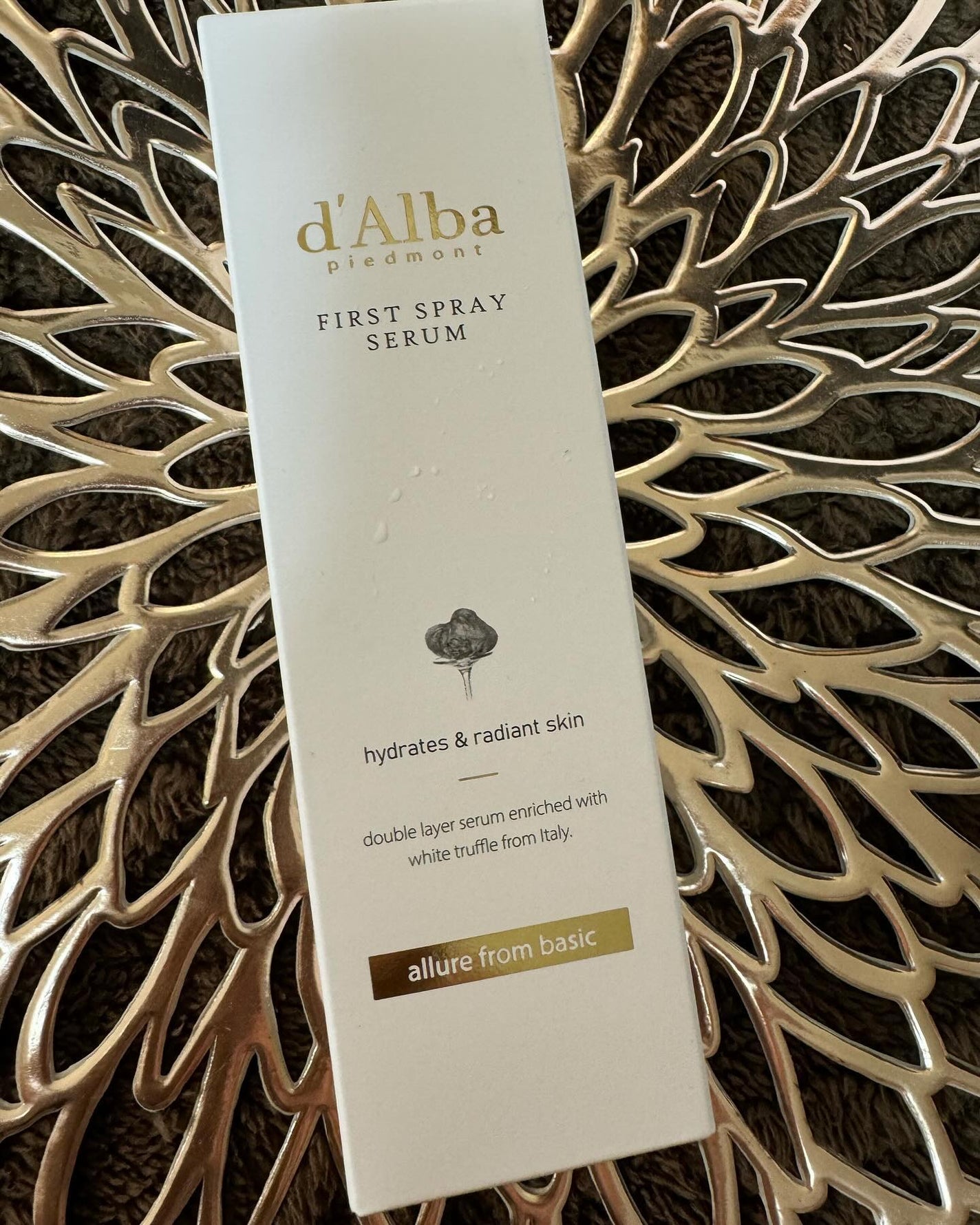 ダルバ ホワイトトリュフファーストスプレーセラム/ダルバ/ミスト状化粧水を使ったクチコミ(5枚目)