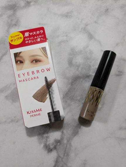 アイブロウマスカラ/キスミー フェルム/眉マスカラを使ったクチコミ(3枚目)