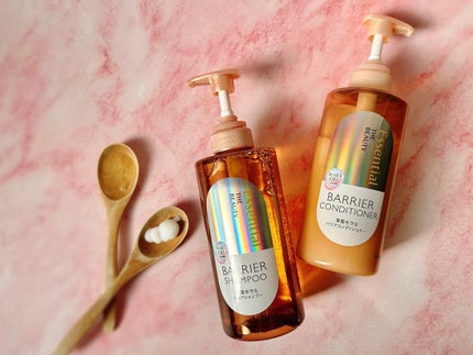 ザビューティ 髪のキメ美容素髪を守る バリアシャンプー/コンディショナー/エッセンシャル/シャンプー・コンディショナーを使ったクチコミ(1枚目)