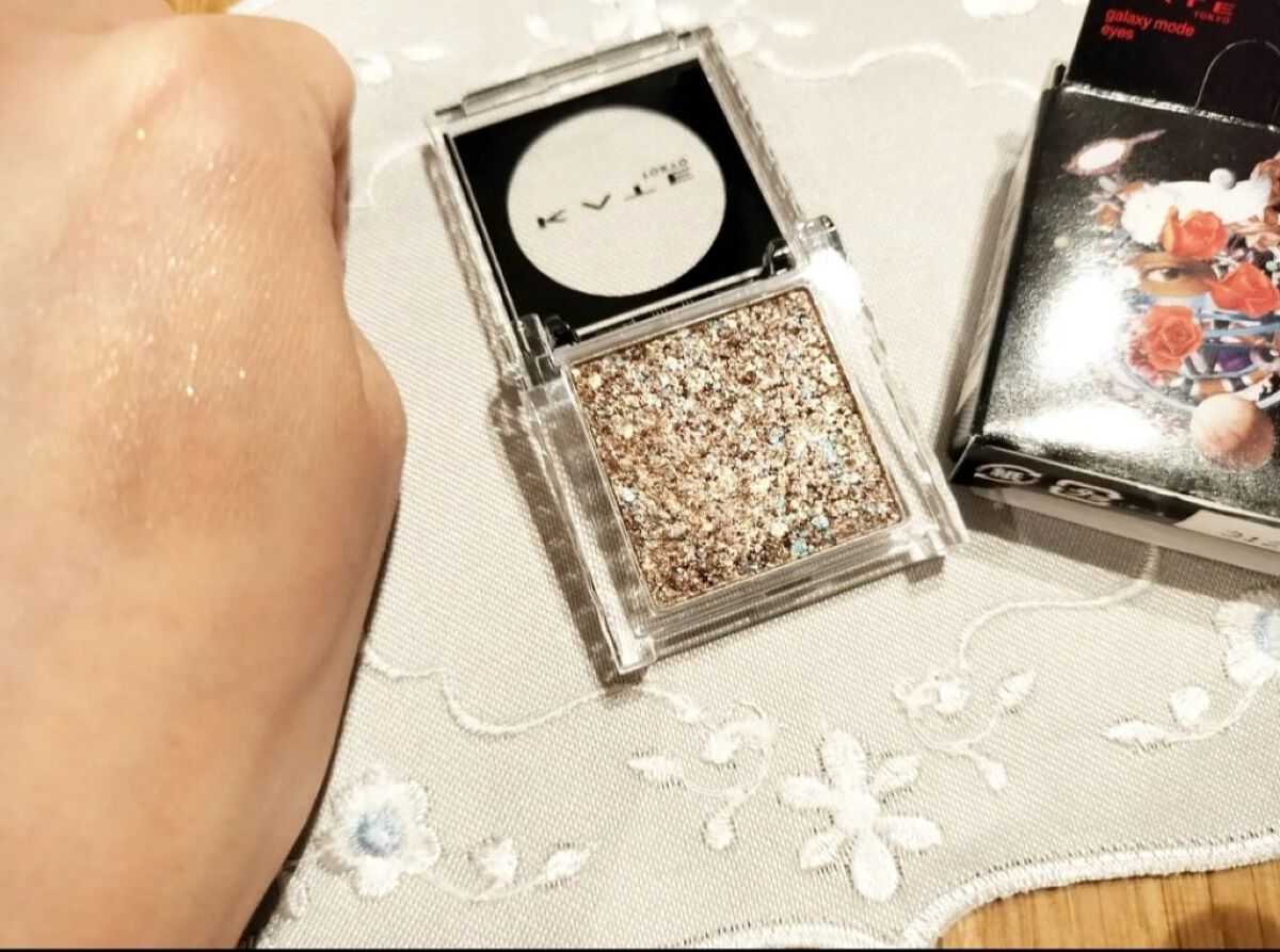 ギャラクシーモードアイズ BR-1 銀河団/KATE/単色アイシャドウを使ったクチコミ（3枚目）