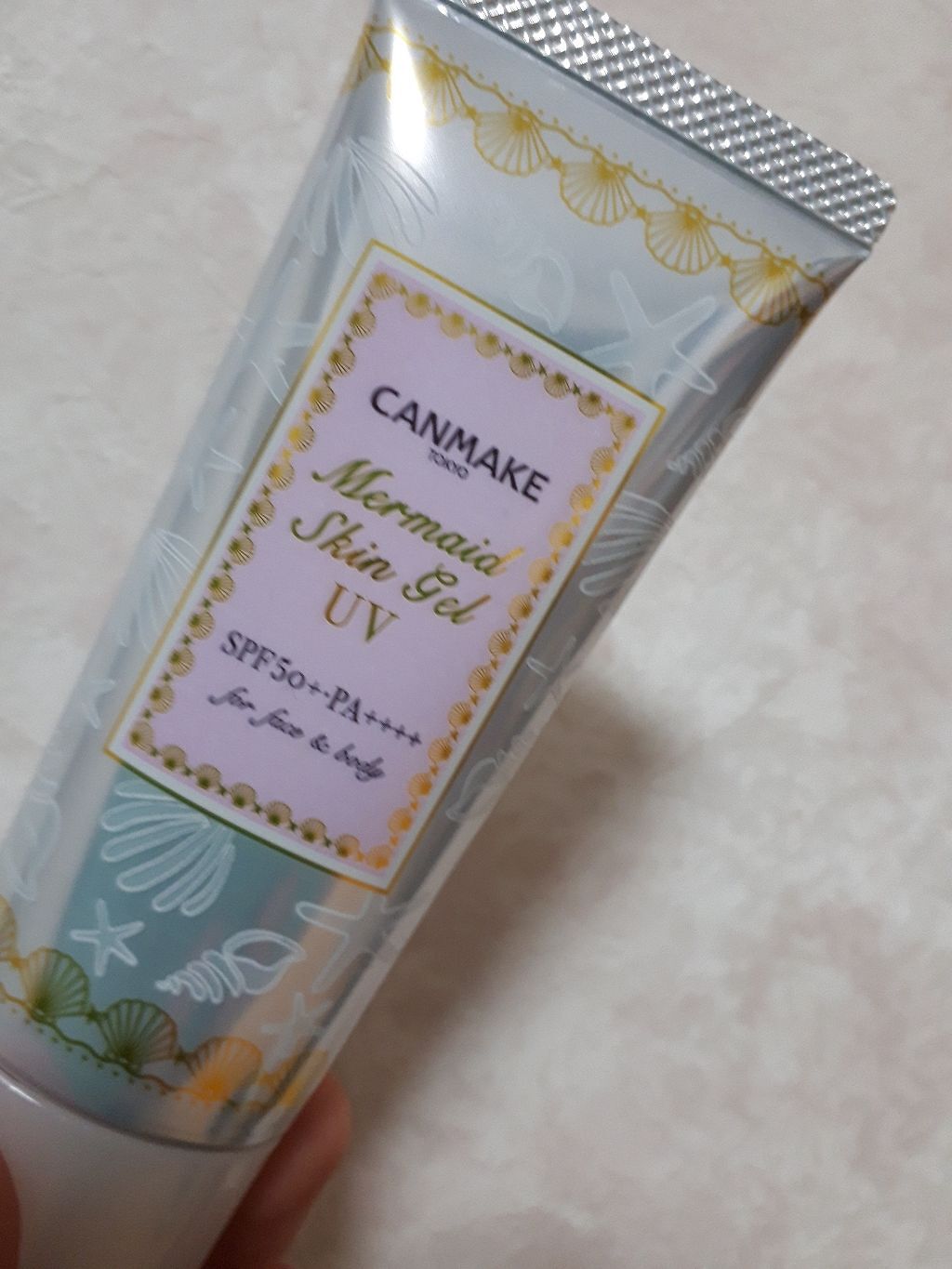 マーメイドスキンジェルUV/キャンメイク/日焼け止めジェルを使ったクチコミ（1枚目）