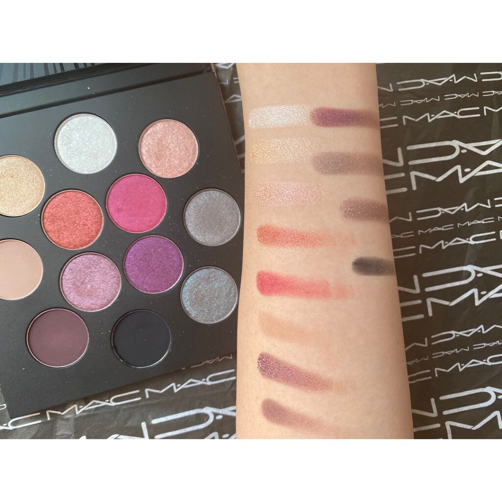 ロケット トゥ フェイム アイ シャドウ × 12 パレット/M・A・C/アイシャドウパレットを使ったクチコミ(2枚目)