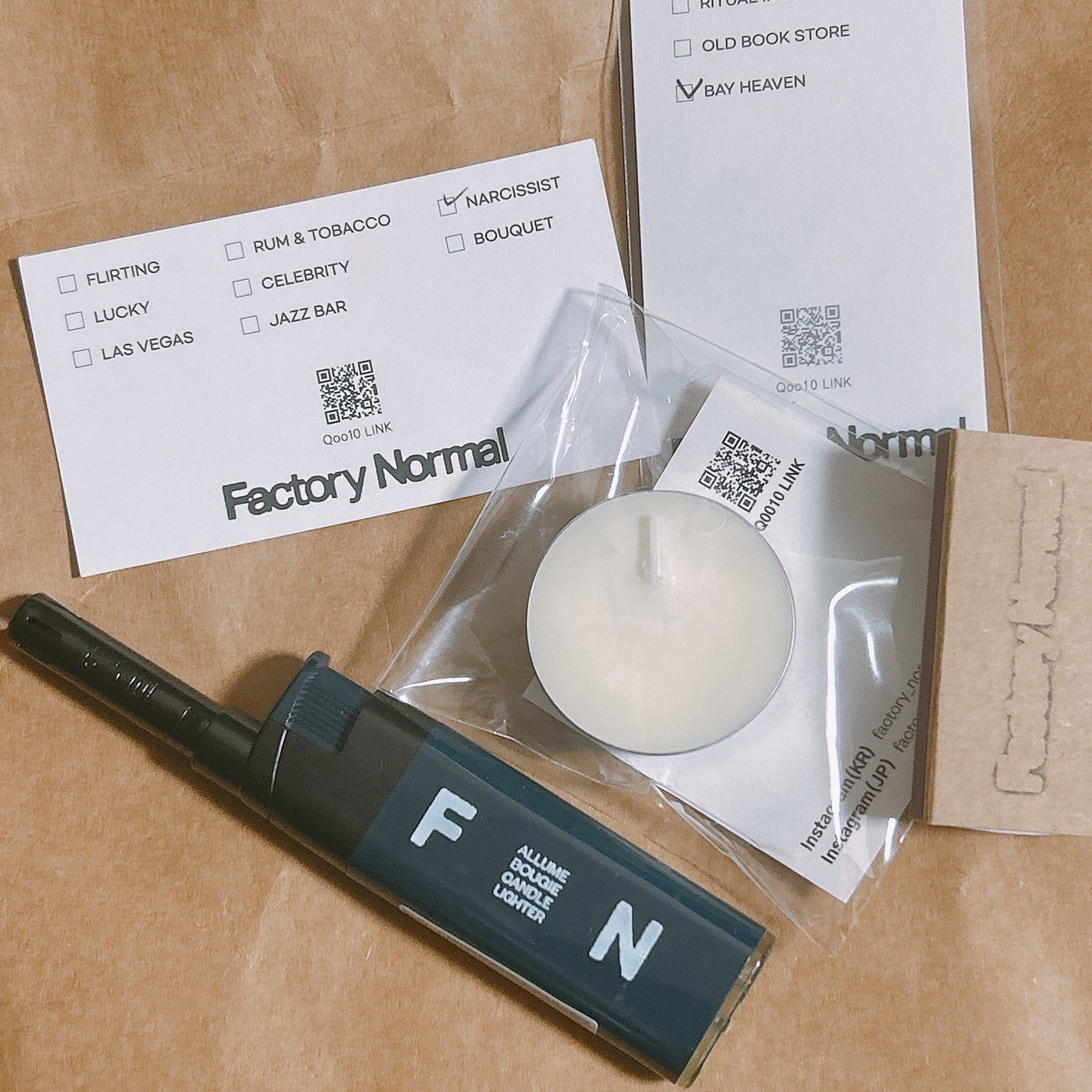 茶色い瓶 ウッド芯 キャンドル - Lavender Garden/Factory Normal/アロマキャンドルを使ったクチコミ(3枚目)