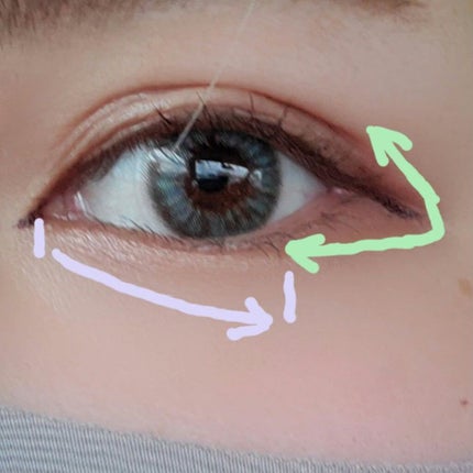 UR GLAM BLOOMING EYE COLOR PALETTE/U R GLAM/アイシャドウパレットを使ったクチコミ(2枚目)