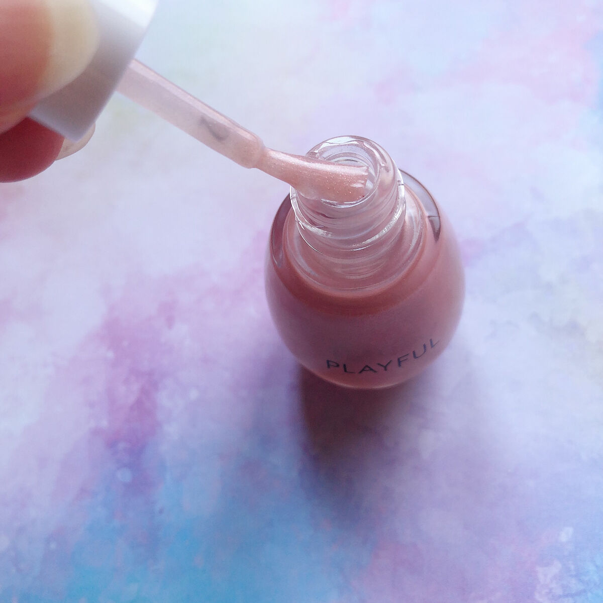 プレイフル プリズムモイストコート/PLAYFUL/オールインワンネイルを使ったクチコミ（3枚目）