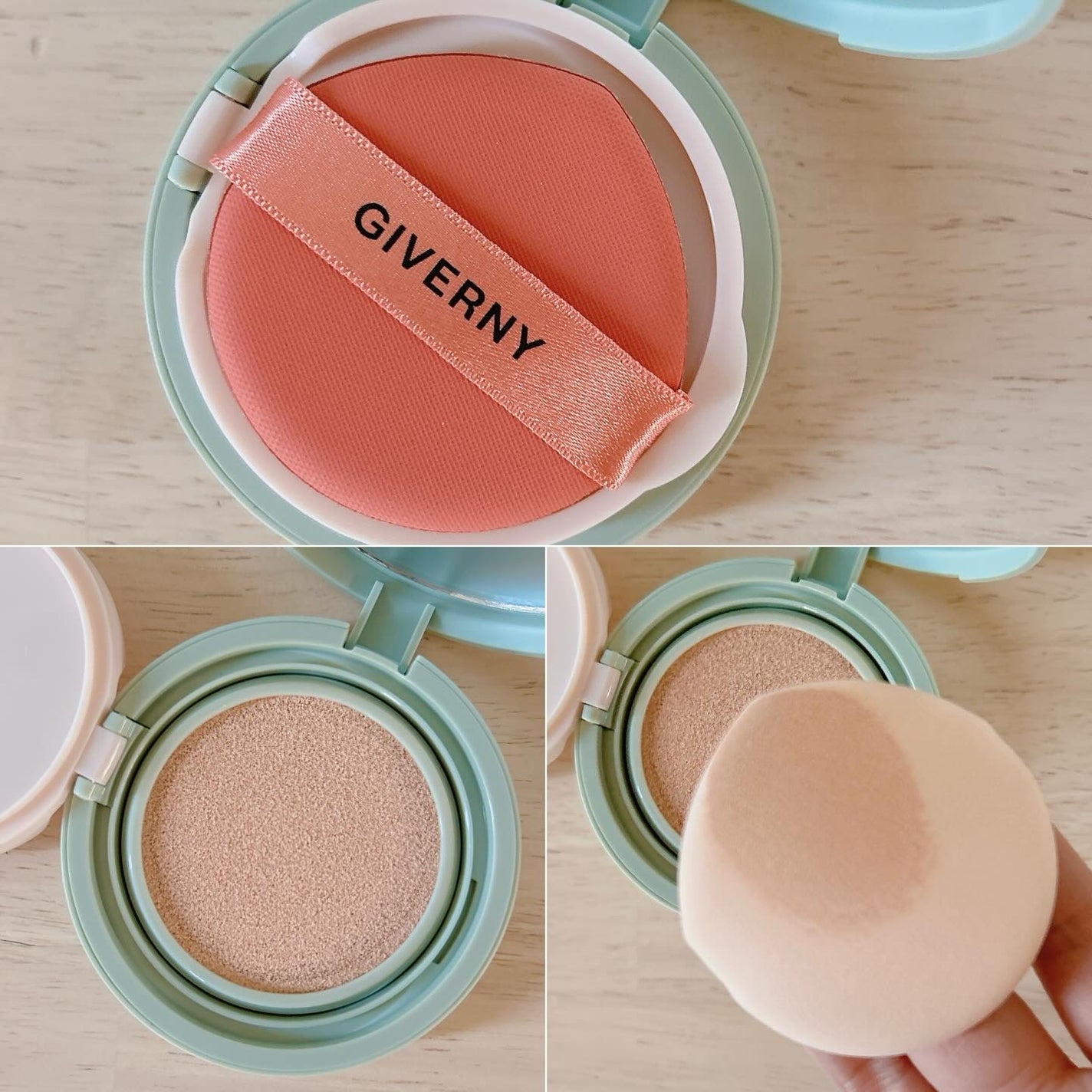 ジヴェルニー 密着カバークッション/GIVERNY/クッションファンデーションを使ったクチコミ(2枚目)