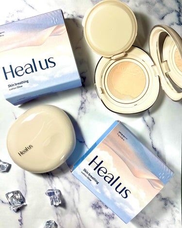 ♡
Healus（ヒーアス）はDr.Gの姉妹ブランドとして
2024年2月に誕生したブランド✨
今回はHealusのクッションファンデーション『スキンブリージングクッション（Glow）』を使ってみました