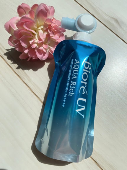 アクアリッチ フレッシュパウチ/ビオレ/日焼け止めローションを使ったクチコミ(3枚目)