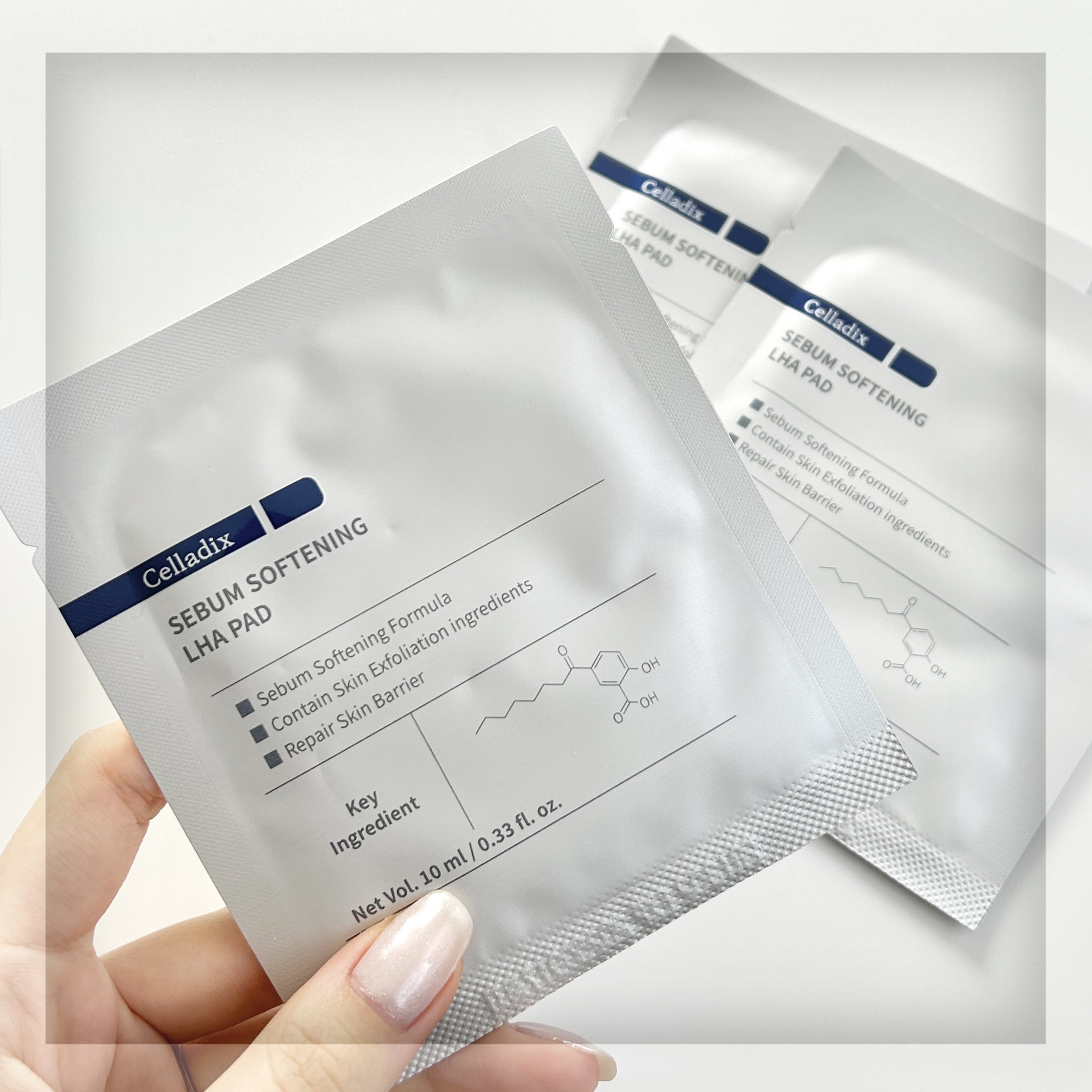 セバムソフトニング131LHAピーリングパッド/Celladix/トナーパッドを使ったクチコミ（2枚目）