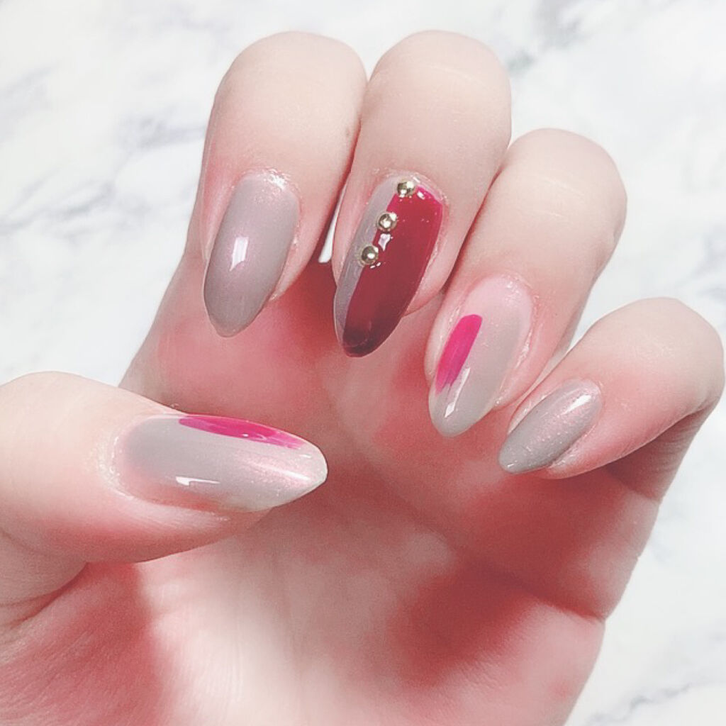 ナチュラルネイルカラーN 125 Ruby red/デュカート/マニキュアを使ったクチコミ（2枚目）