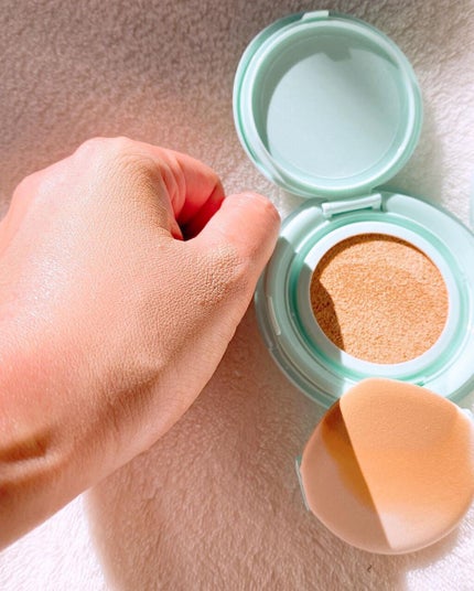 ピュアカーミングシカ クッションファンデーション/BY ECOM/クッションファンデーションを使ったクチコミ(5枚目)