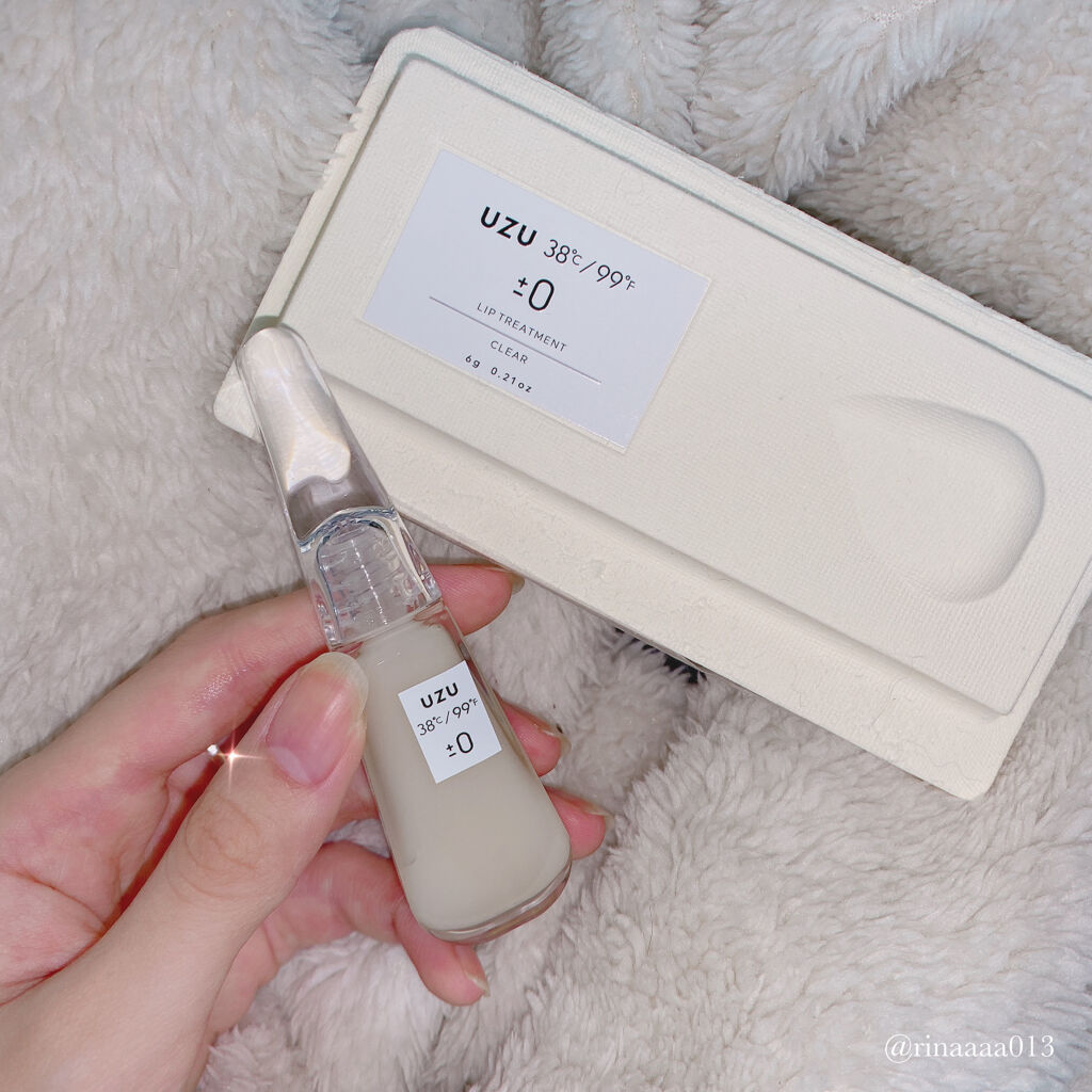 38°C / 99°F リップトリートメント (リップ美容液)/UZU BY FLOWFUSHI/リップケアを使ったクチコミ（1枚目）