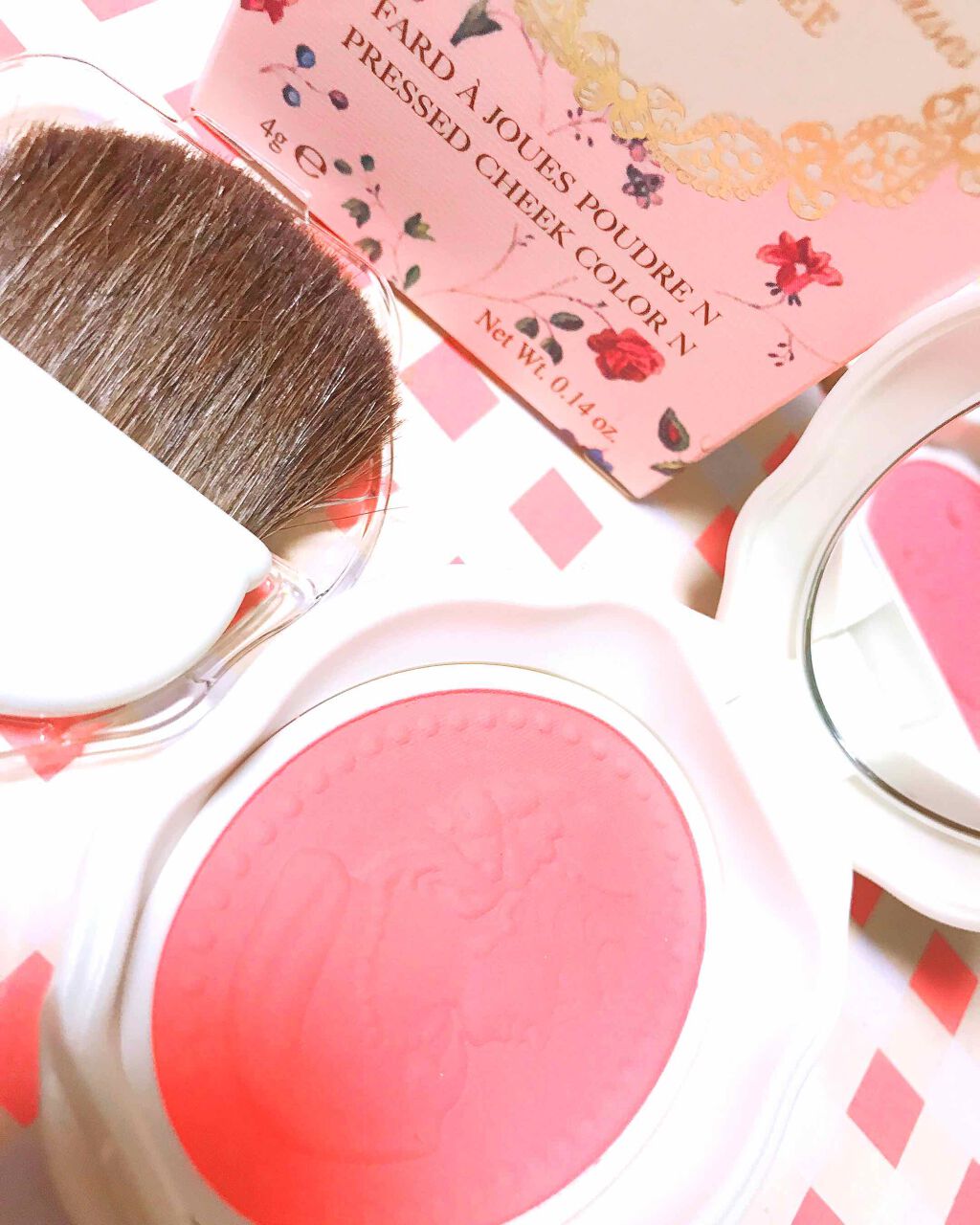 プレスト チークカラー N/レ・メルヴェイユーズ ラデュレ/パウダーチークを使ったクチコミ(2枚目)