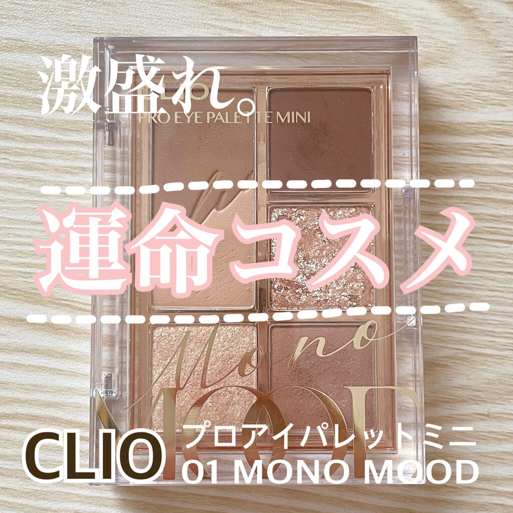 プロ アイパレット ミニ/CLIO/アイシャドウパレットを使ったクチコミ（1枚目）