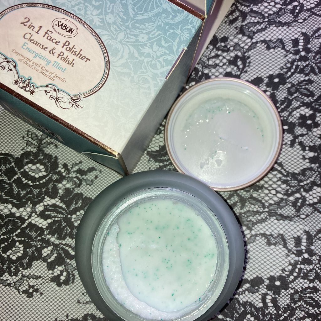 フェイスポリッシャー リフレッシング（ミント）/SABON/スクラブ・ゴマージュを使ったクチコミ（3枚目）