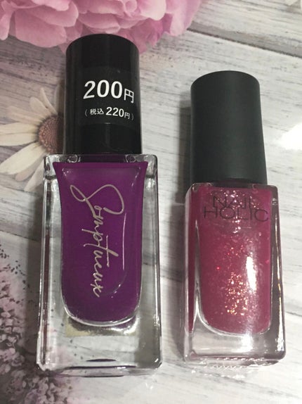 Somptueux(ソンプチュー) ネイルポリッシュ/DAISO/マニキュアを使ったクチコミ(5枚目)