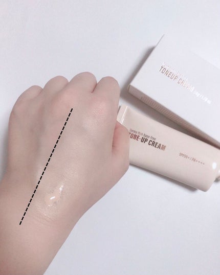 ダーマシンベースフリートーンアップクリーム/23years old/化粧下地を使ったクチコミ(3枚目)