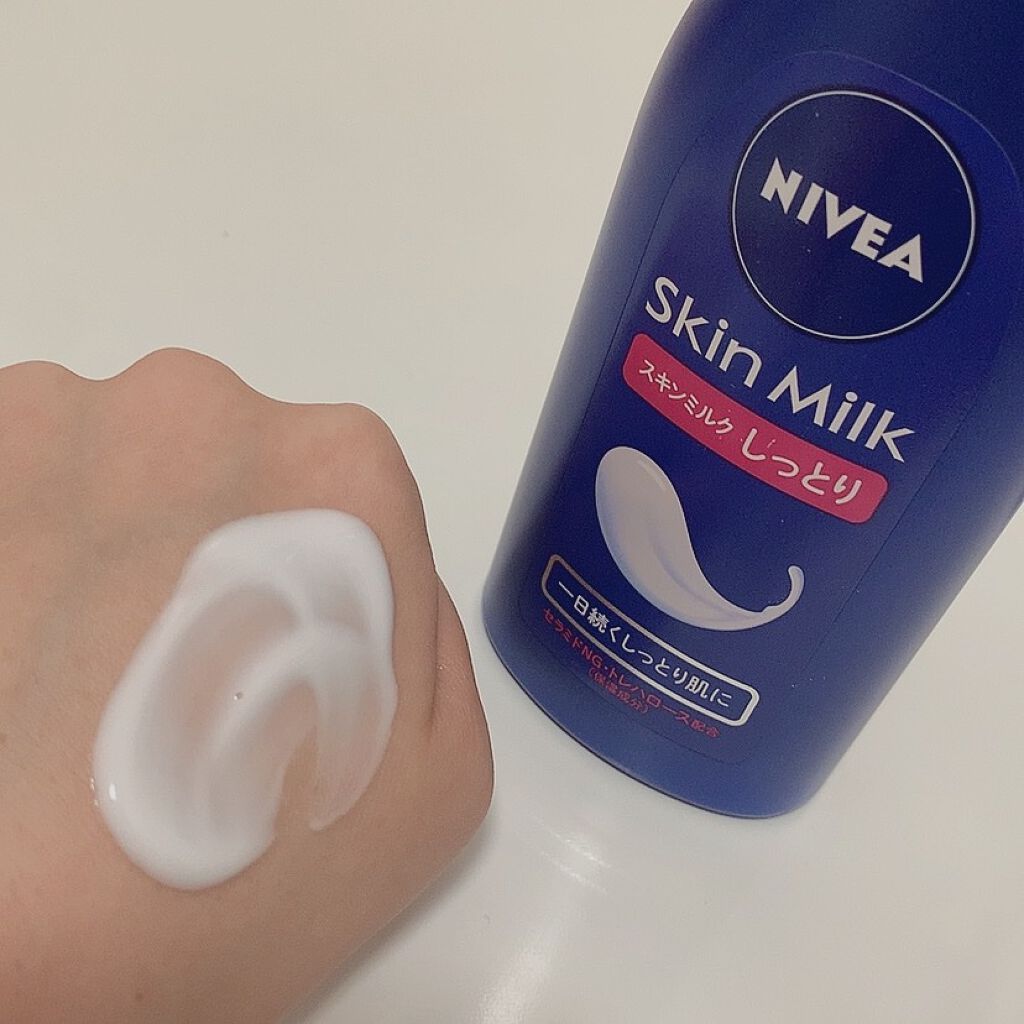スキンミルク(しっとり)/ニベア/ボディミルクを使ったクチコミ(3枚目)
