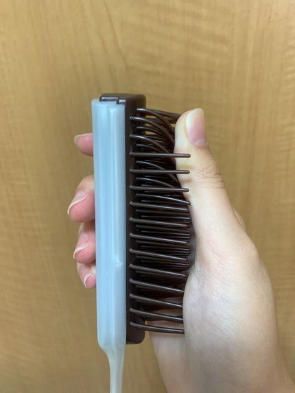 椿ブラシ/DAISO/ヘアブラシを使ったクチコミ(3枚目)