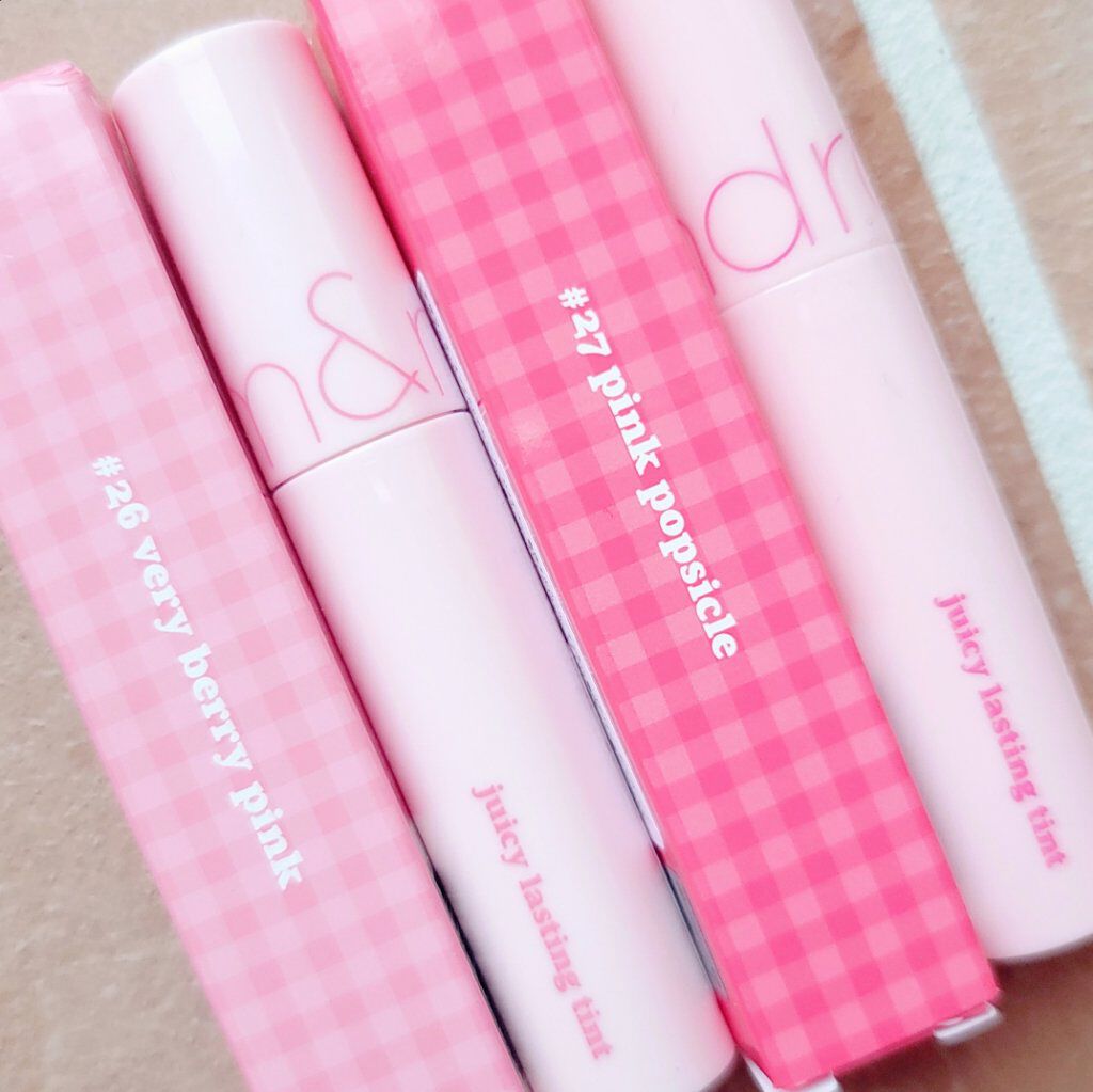 ジューシーラスティングティント/rom&nd/リップティントを使ったクチコミ（1枚目）