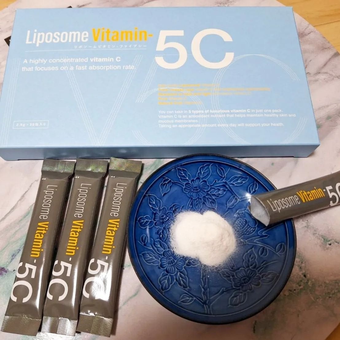 Liposome Vitamin - 5C/renaTerra/美容サプリメントを使ったクチコミ(2枚目)