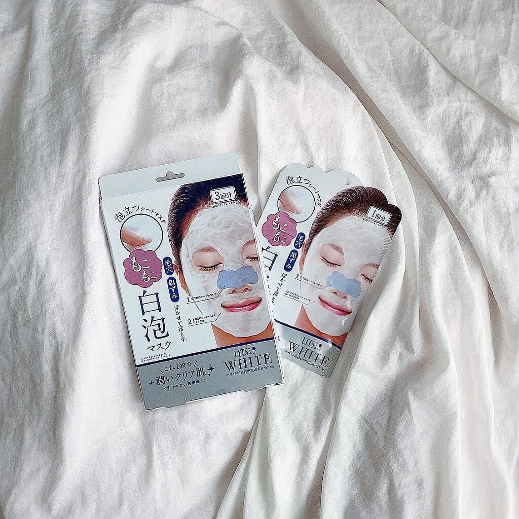 ホワイト もこもこ白泡マスク/リッツ/洗い流すパック・マスクを使ったクチコミ(2枚目)