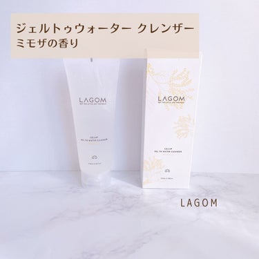 ラゴム ジェルトゥウォーター クレンザー(朝用洗顔)/LAGOM /洗顔フォームを使ったクチコミ（2枚目）