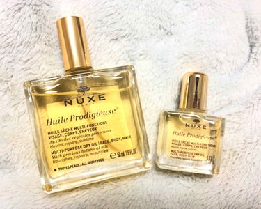 
NUXE プロディジューオイル
¥3,240(税込)

プロディジューオイル、50mlで3,240円ですが
今ウィンターコレクションで +10ml ついて
お値段そのままだったのでつい買ってしまいまし