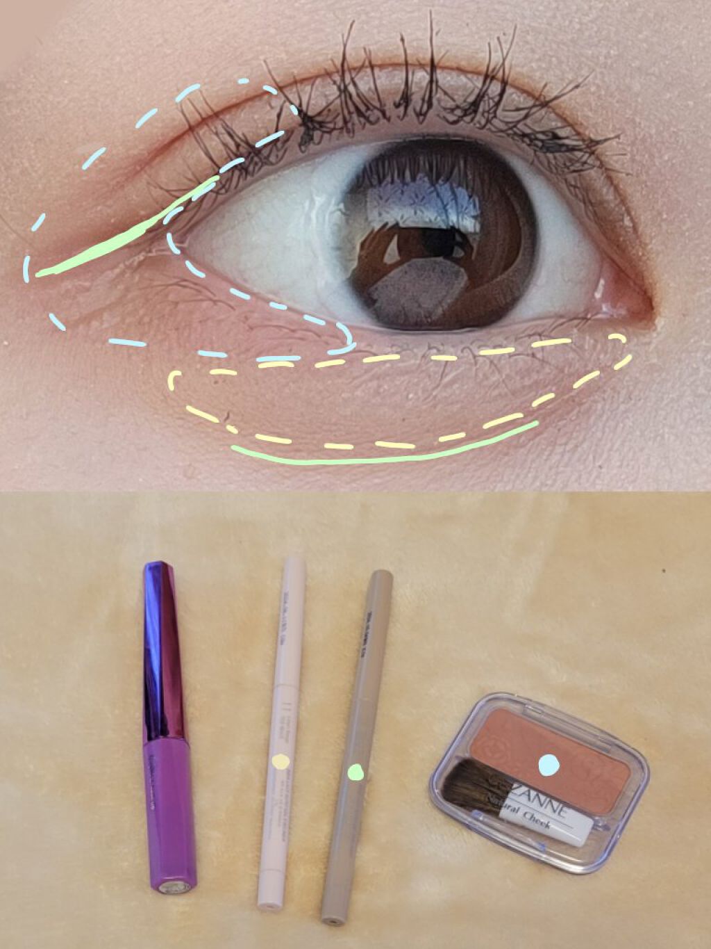 ナチュラル チークN/CEZANNE/パウダーチークを使ったクチコミ（2枚目）