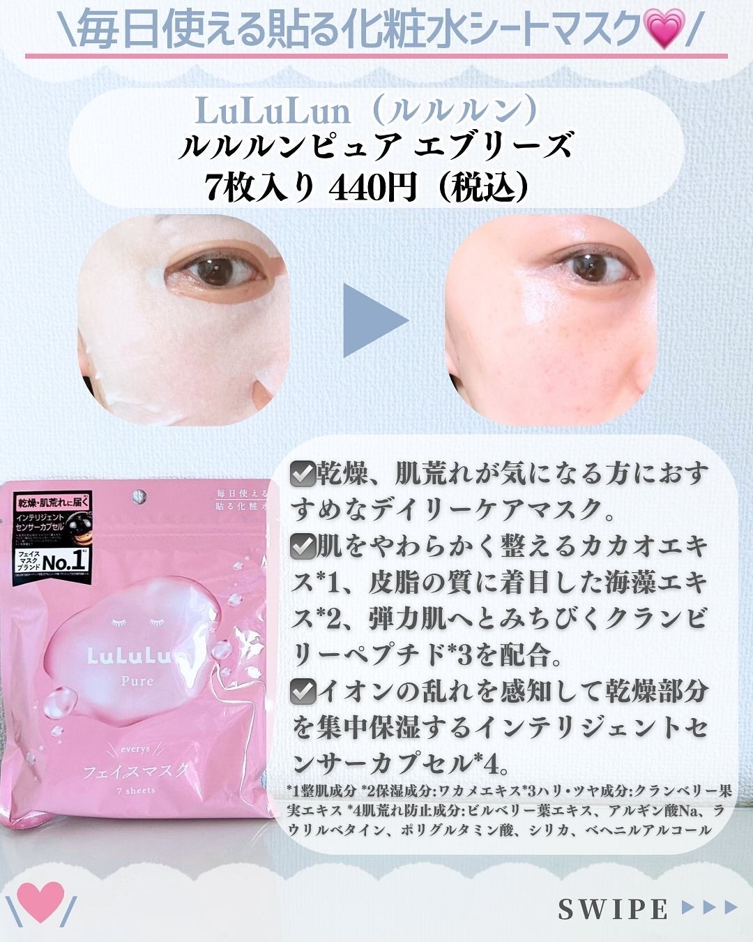 ルルルンピュア エブリーズ/ルルルン/シートマスク・パックを使ったクチコミ(2枚目)