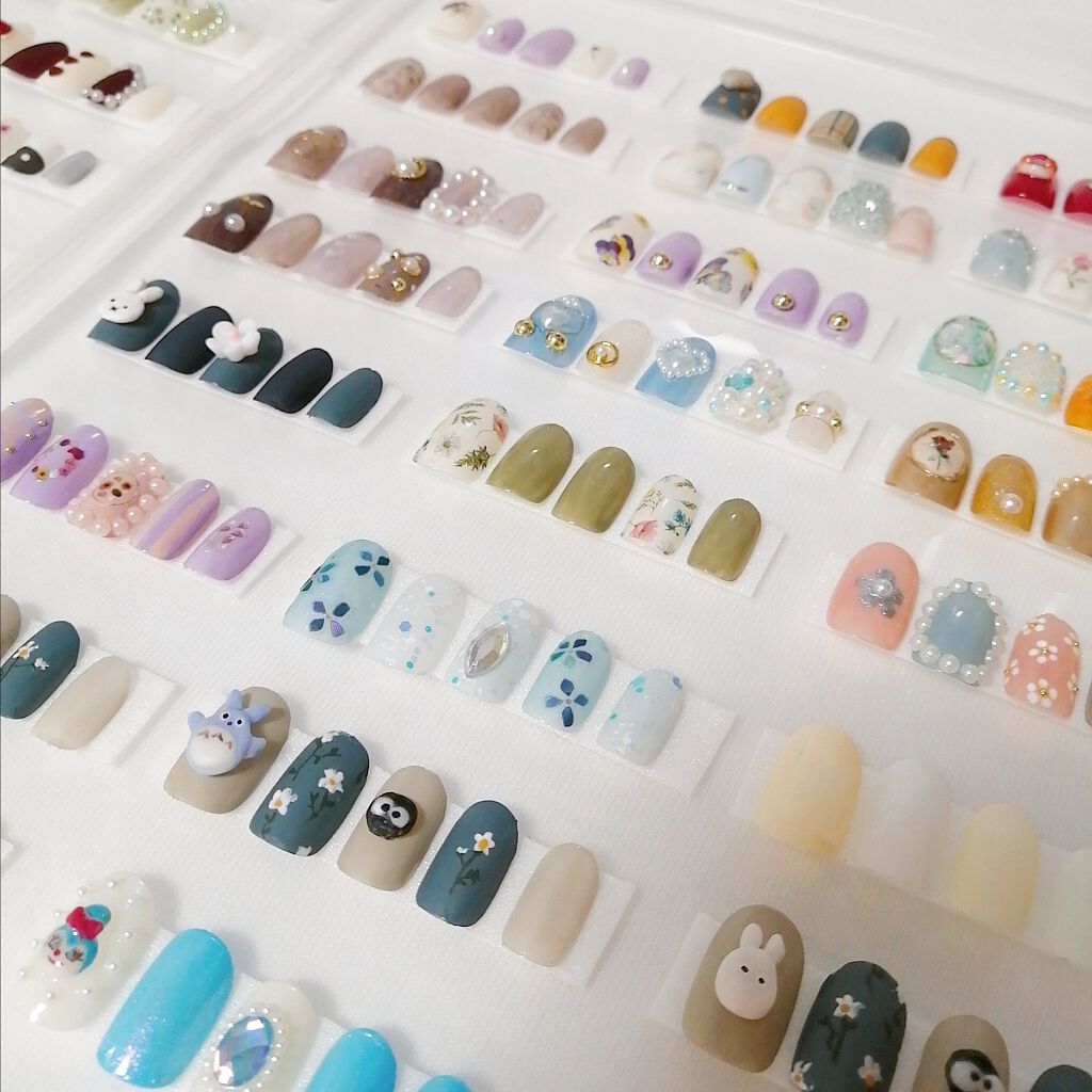 パックマン on LIPS 「ネイル大量生産しました🍒これから毎日紹介していきます💕💕#さつ..」(1枚目)