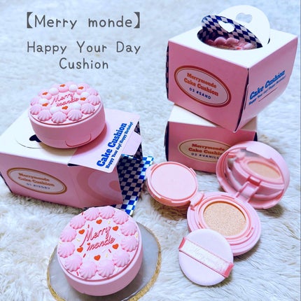 ハッピーユアデイクッション/Merrymonde/クッションファンデーションを使ったクチコミ(1枚目)