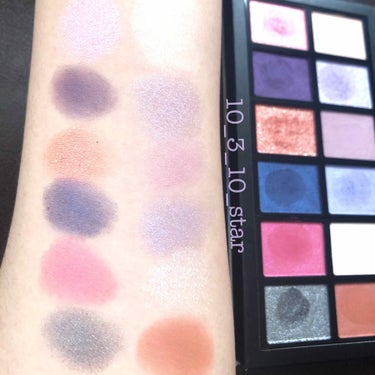 I Heart Revolution Unicorns Heart Eyeshadow Palette/MAKEUP REVOLUTION/パウダーアイシャドウを使ったクチコミ（3枚目）