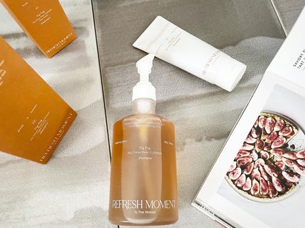 リフレッシュモーメントパフュームシャンプー/トリートメント Fig Fog/Free Moment /市販シャンプーを使ったクチコミ(1枚目)