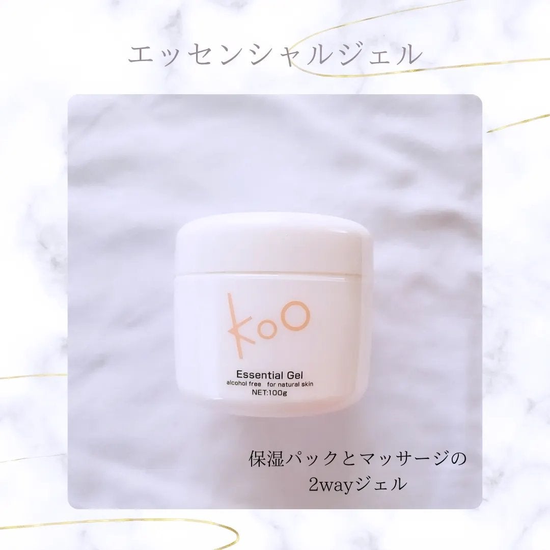 エッセンシャルジェル/Koo/マッサージクリームを使ったクチコミ(1枚目)