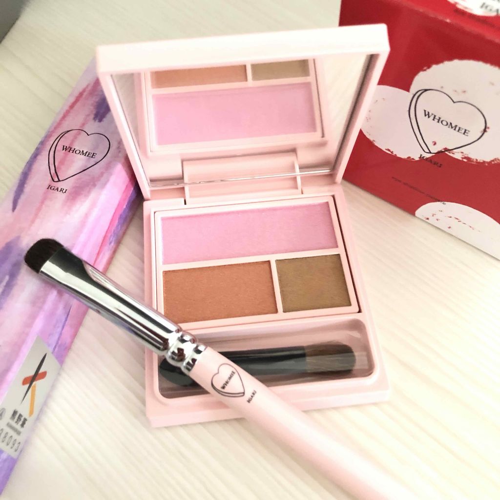 アイシャドウブラシ S 熊野筆/WHOMEE/メイクブラシを使ったクチコミ（1枚目）